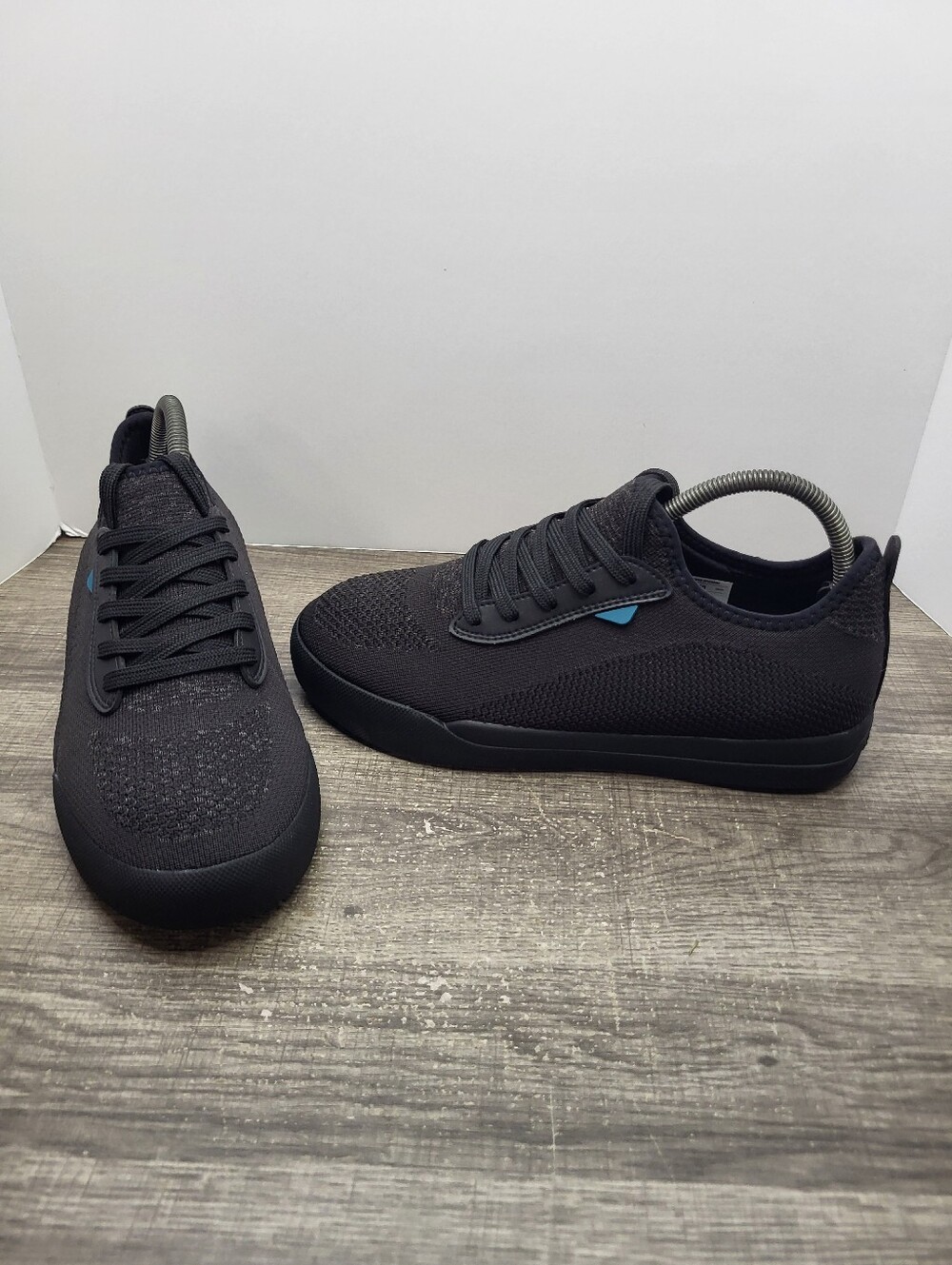 Vessi Weekend Sneaker Mens Size 8 Waterproof Shoes Asphalt Black Black